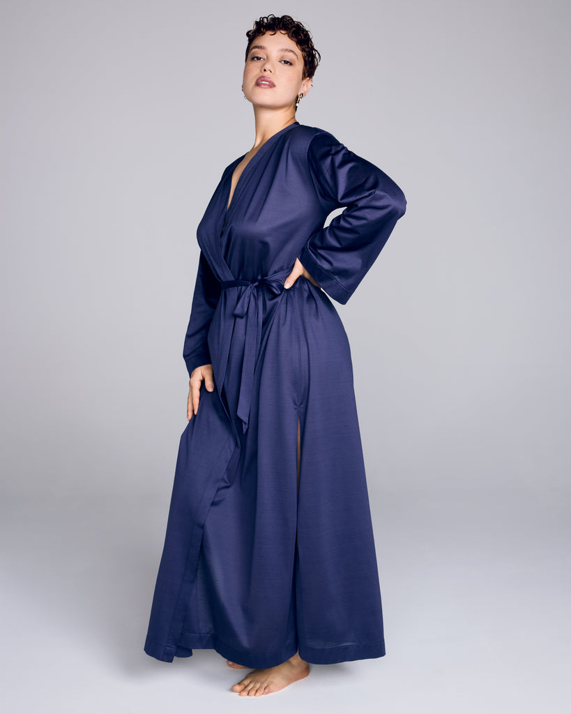 Aromatique Pansy Ultra-Fine Cotton Robe