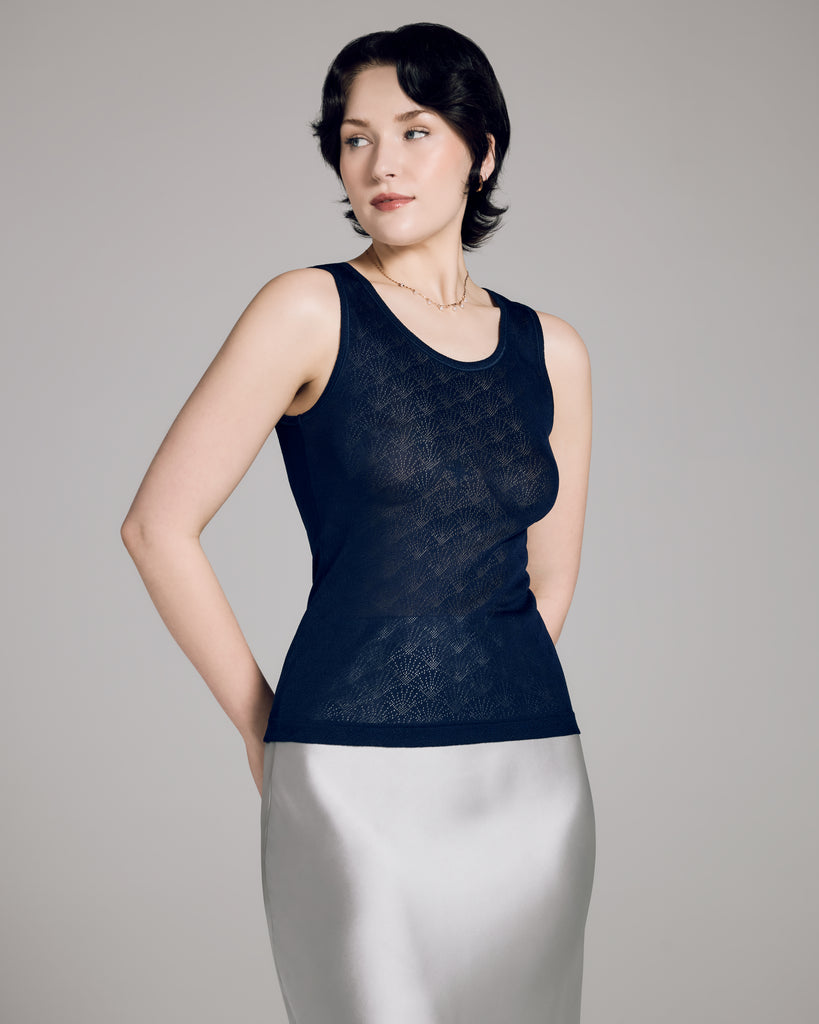 Boglietti Guenda Blue Cotton Camisole