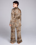 Golden Hollywood Silk Pajamas