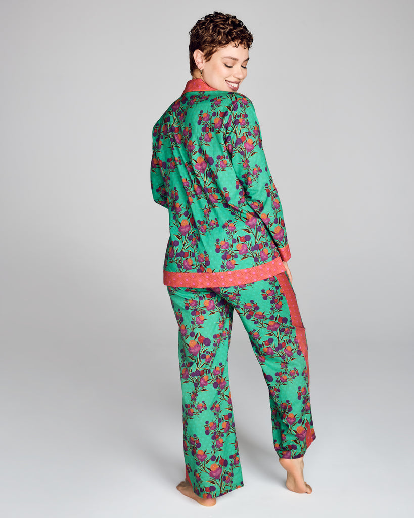 Isa Sayuri Jade Cotton Pajama