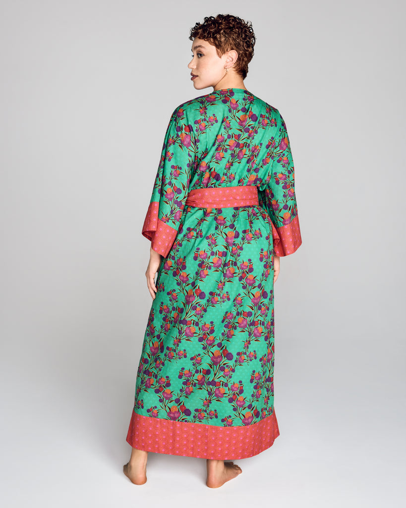Kobe Sayuri Jade Cotton Robe