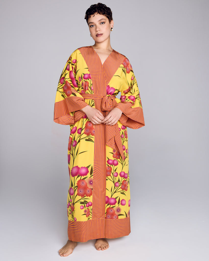 Karma on the Rocks Kobe Yuri Yellow Robe