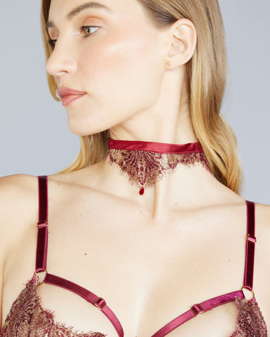 Cassiopeia Emerald Choker