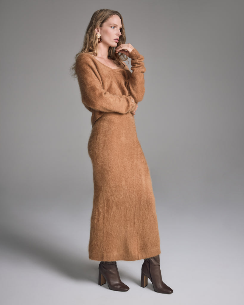Cashmere Smoking Skirt
