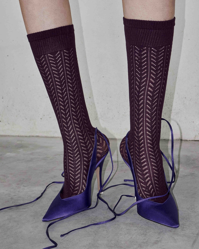 Trasparenze Valeria Magenta Knee High