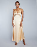 Layalina Alexandria Gold Silk Gown