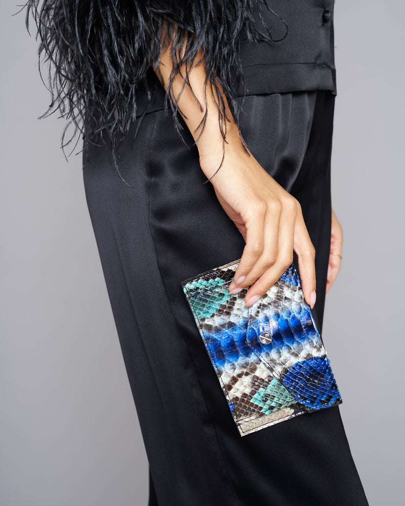 Provence Electric Blue Large Wallet