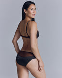 The Araks Beatrice Chocolate brief is sleek and comfortable, with a full coverage seat