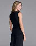 Boglietti's Fiamma tank is ribbed to hug every curve, with a button closure at the back neck for fit