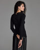 The Fiamma ribbed top from Boglietti will stretch to hug every curve, with a button closure at the back neck for fit