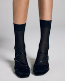 Black Lurex Socks