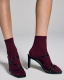 Red Cashmere Ankle Sock