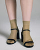 Gold Silk Ankle Sock