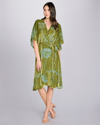 Erte Silk Gown