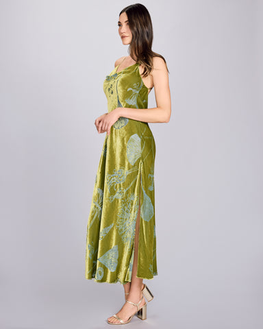 Erte Silk Gown