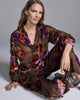 Christine Vancouver Carmen Devore Silk Velvet Pajama