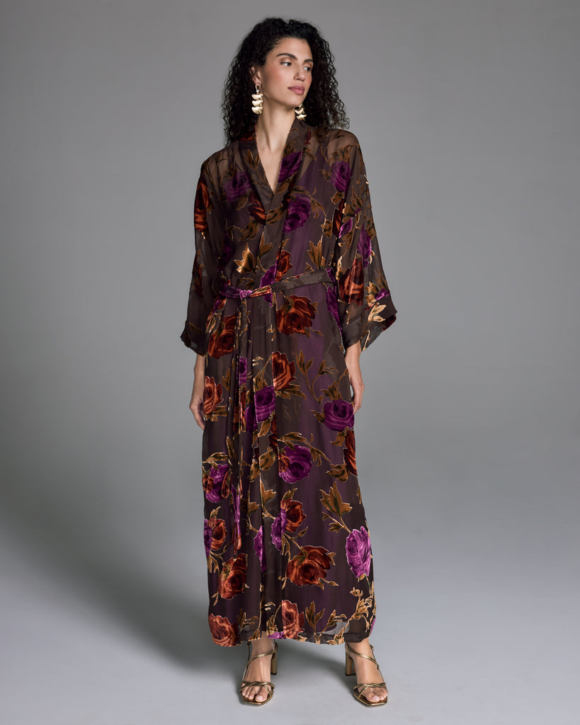 Christine Vancouver Carmen Devore Velvet Robe