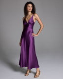 Christine Vancouver Carmen Purple Silk Gown
