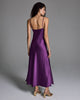 Carmen Purple Silk Gown