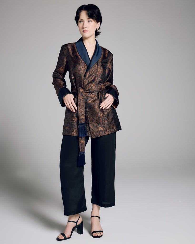 Derek Rose Verona Smoking Jacket