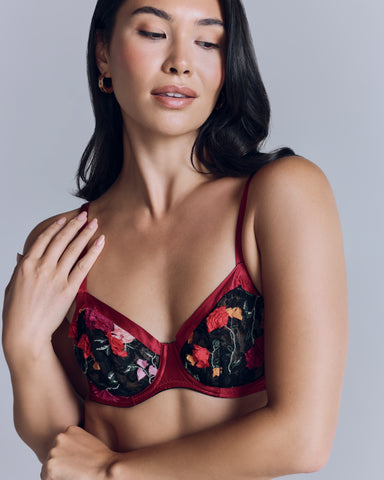 Beatrice Chocolate Bralette Set
