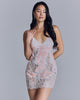 Emma Harris Lily Pink Velvet Chemise