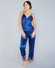 Emma Harris Veronique Cobalt Silk Pajama
