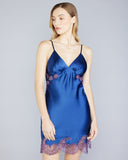 Emma Harris Veronique Cobalt Silk Slip