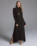 John Smedley Eilean Faulkner Brown Dress