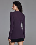 Jeune Plum Cardigan