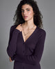 John Smedley Jeune Plum Cardigan