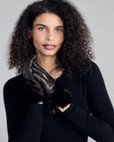 Corina Chocolate Leather Gloves