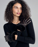 Karma Gloves Corina Chocolate Leather Gloves