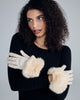 Karma Gloves Corina Ivory Leather Gloves
