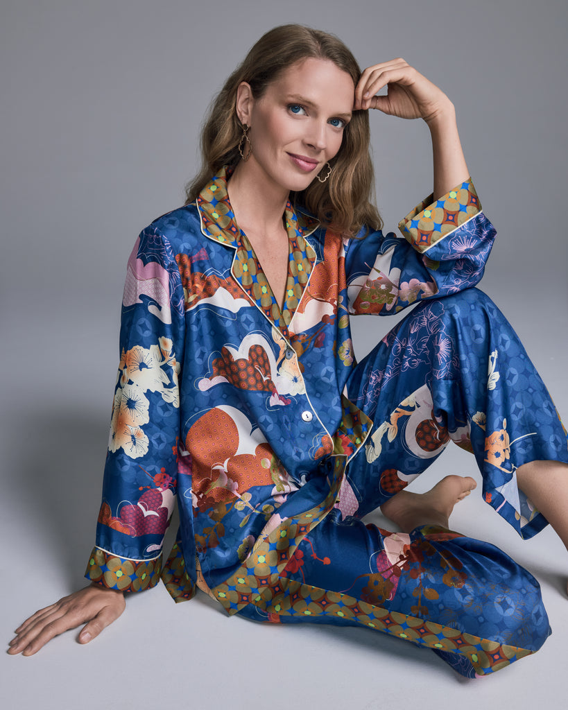 Karma on the Rocks Isa Tori Blue Pajama