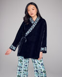 Karma on the Rocks Navy Hanten Jacket