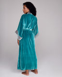 Lagoon Silk Velvet Kimono