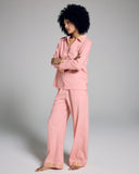 Karma On The Rocks Embroidered Tokyo Cotton Pajama