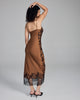Blazing Bronze Slip Dress