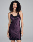 Merle Noir Passion Violet Slip Dress
