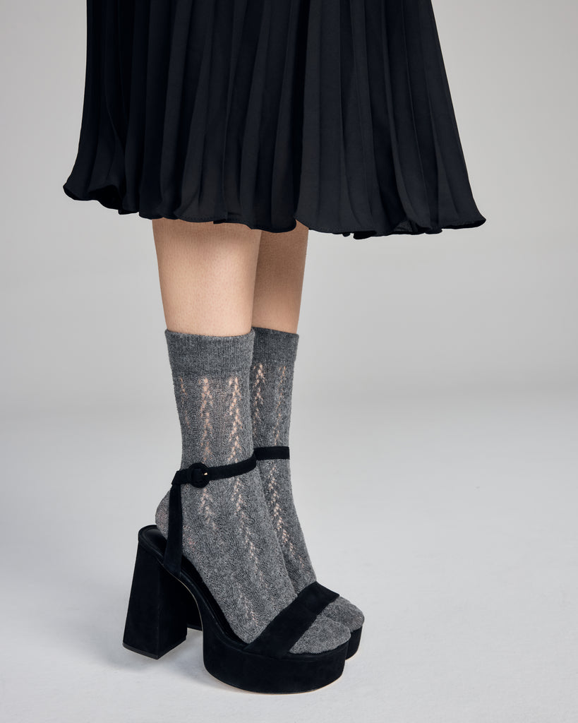 Pierre Mantoux Carolyn Knee High Grigio