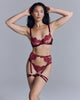 Seelanii Seraphina Ruby Garter Belt