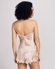 The Clara tap pant from Emma Harris is sweet and flirty, with a fully elasticized waistband and lace appliqué at the hemline