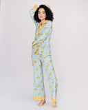 Karma on the Rocks Tokyo Crane Silk PJ