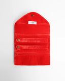 Red Velvet Jewelry Roll