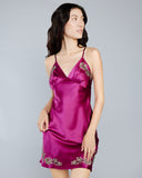 Emma Harris Celeste Raspberry Silk Slip