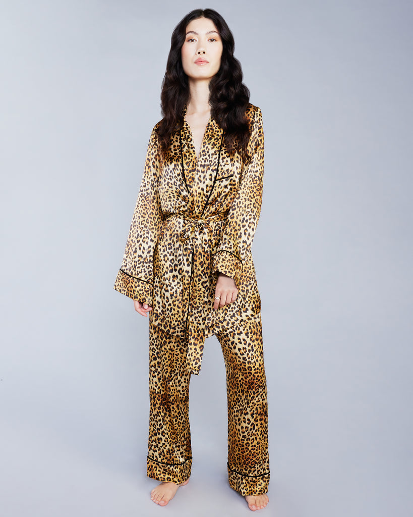 Gilda & Pearl Golden Hollywood Silk Pajamas