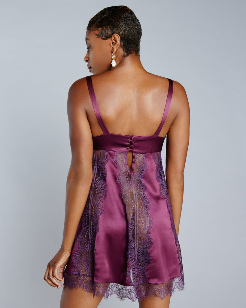 Noor Aubergine Babydoll