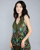 Zoelle Malachite Butterfly Reversible Top