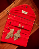 Red Velvet Jewelry Roll